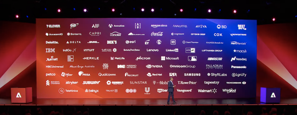 Slide from the Opening Keynote of the Adobe Summit 2024